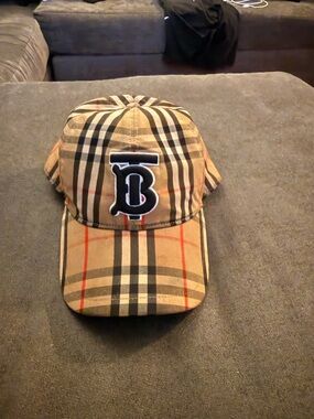 Burberry TB Monogram Check Baseball Cap - Classic Nova Check